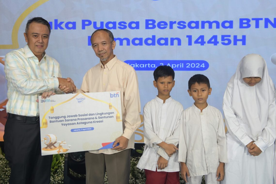 BTN Salurkan Bantuan Bagi Anak Yatim