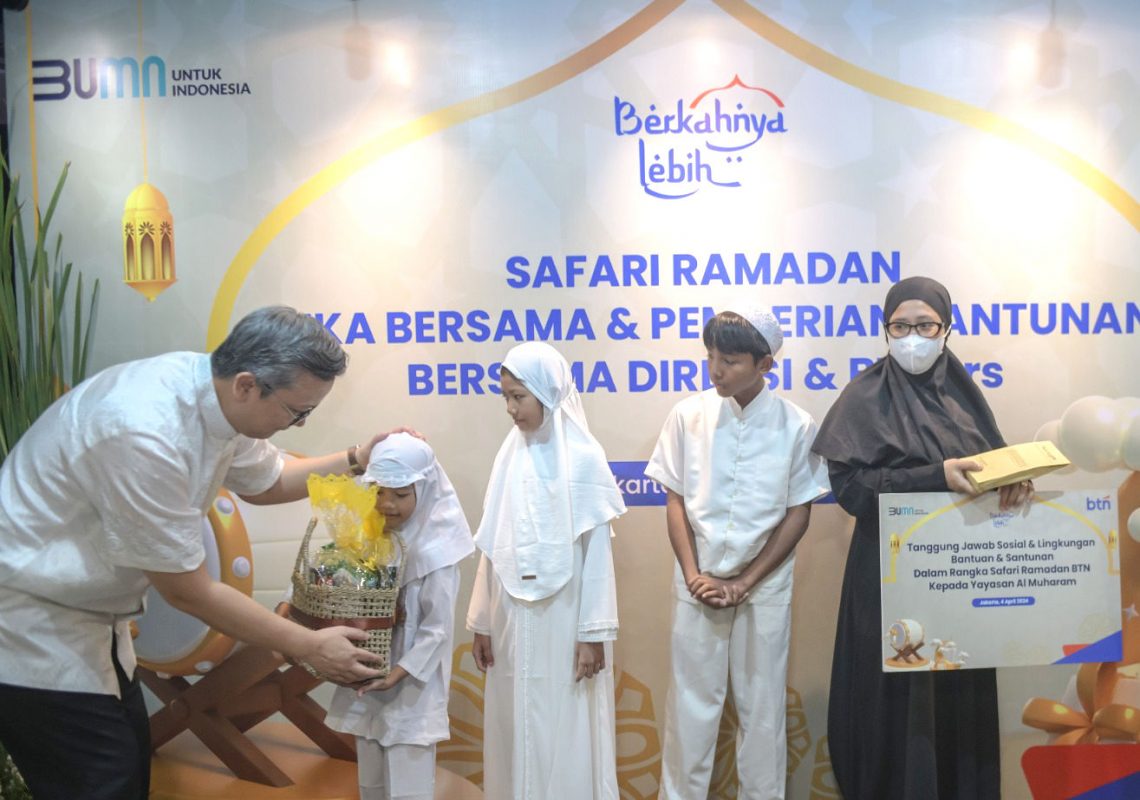 Safari Ramadhan BTN Kembali Santuni Anak Yatim