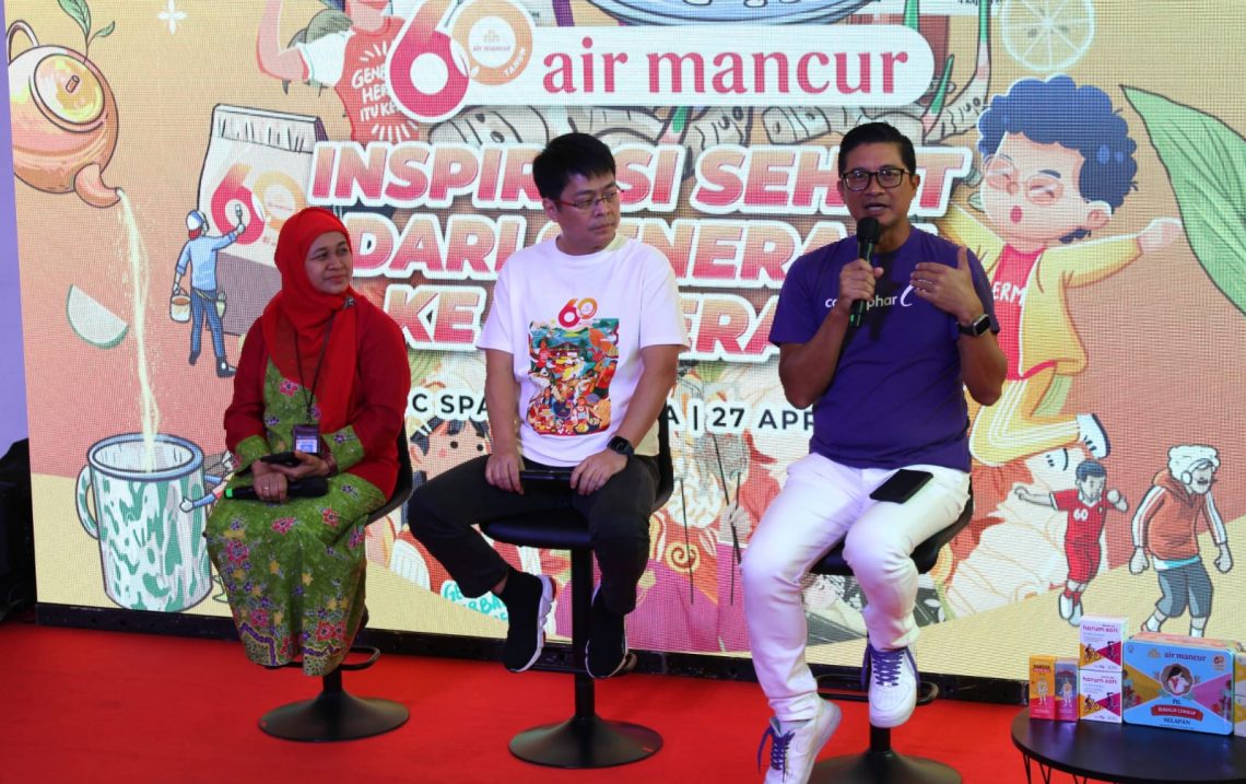 Combiphar Rayakan HUT Air Mancur Group ke-60 dengan Semarak Inspirasi Sehat Lintas Usia