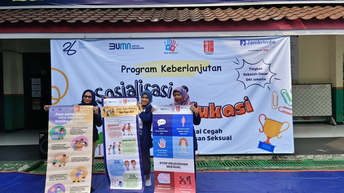 Jamkrindo Lanjutkan Edukasi Anti Perundungan dan Kekerasan Seksual Kepada Ribuan Pelajar SD