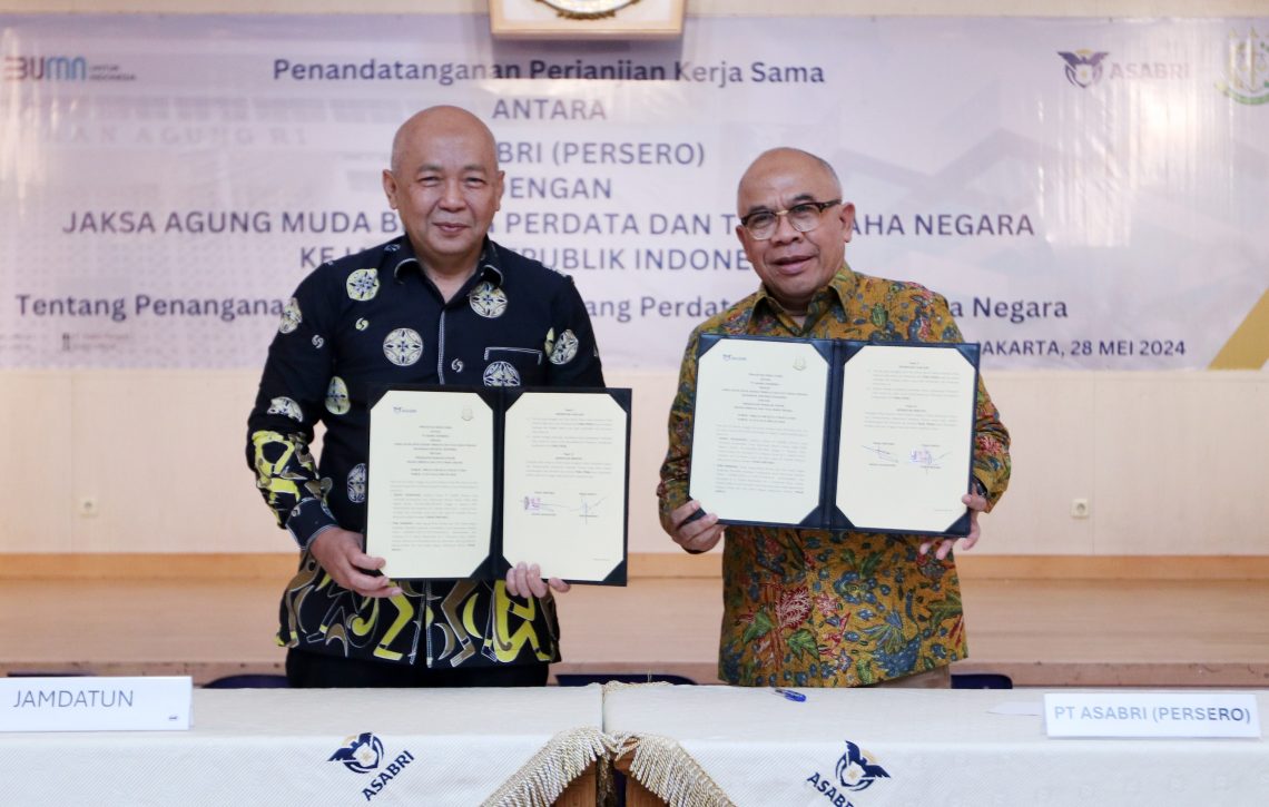 Pt Asabri (Persero) Kembali Melakukan Sinergi Dengan Jaksa  Agung Muda Bidang Perdata Dan Tata Usaha Negara Kejaksaan Republik Indonesia Dalam Penanganan Masalah Hukum Bidang Perdata Dan Tata Usaha Negara 