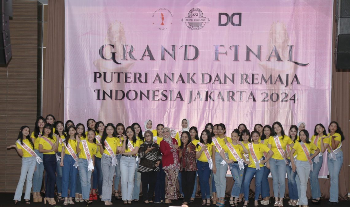 Ajang Grand Final Puteri Anak dan Remaja Indonesia Jakarta 2024 Digelar