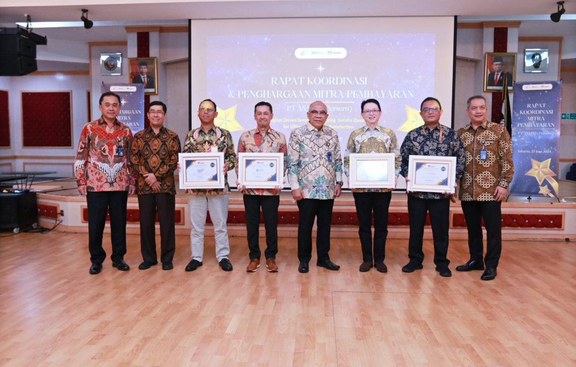 Asabri Berikan Penghargaan Kepada Mitra Pembayaran Terbaik Kinerja Tahun 2023