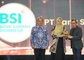 Konsisten Dukung Bisnis Berkelanjutan Dengan Portofolio Rp59,2 Triliun, BSI Raih Dua Penghargaan