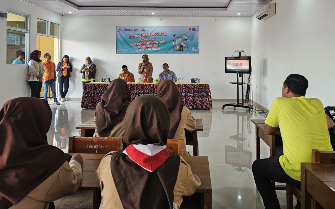 Tingkatkan Literasi dan Inklusi Keuangan Segmen Pelajar, BNI Wilayah 15 melalui Cabang Rawamangun Dukung Program OJK Satu Rekening Satu Pelajar