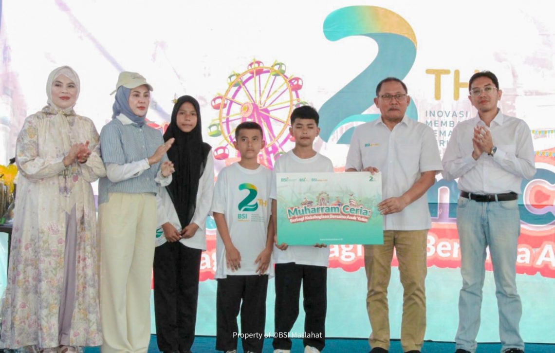 BSI Maslahat Rayakan Milad ke 2 bersama Anak Yatim dan Dhuafa