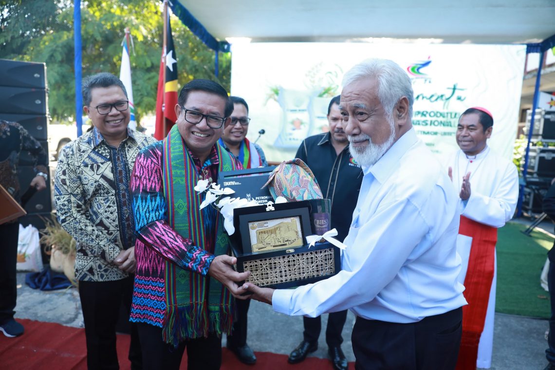Berhasil Dukung Pembangunan Ekosistem Pangan Yang Produktif, Petrokimia Gresik Hadir Menjadi Saksi Lahirnya Produk Pangan Di Timor Leste