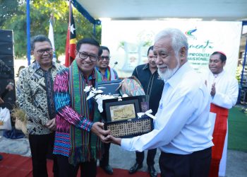 Berhasil Dukung Pembangunan Ekosistem Pangan Yang Produktif, Petrokimia Gresik Hadir Menjadi Saksi Lahirnya Produk Pangan Di Timor Leste