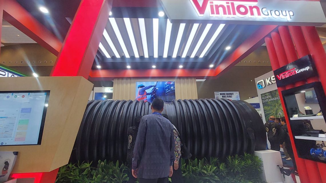 Vinilon Group Luncurkan Pipa Vinilon KRAH Berstandar Internasional di Indo Water Expo & Forum 2024