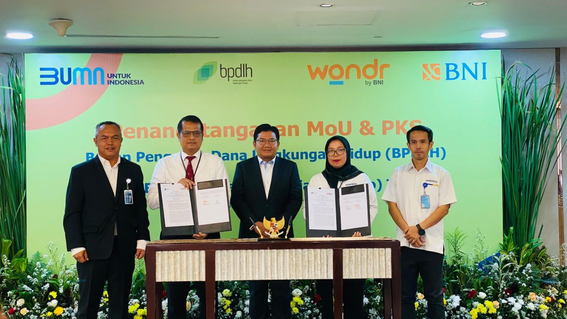 Kolaborasi dengan BPDLH, BNI Salurkan Dana Bantuan untuk Program Small Grant