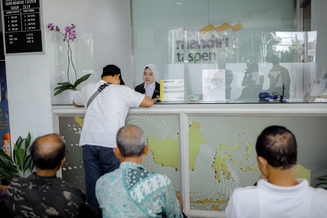 Berkat Layanan Prima, 90 persen Nasabah Bank Mandiri Taspen Loyal  kepada seluruh nasabahnya.