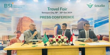 Perkuat Ekosistem Haji & Umrah, BSI Jadi Official Bank Partner Saudia Travel Fair 2024