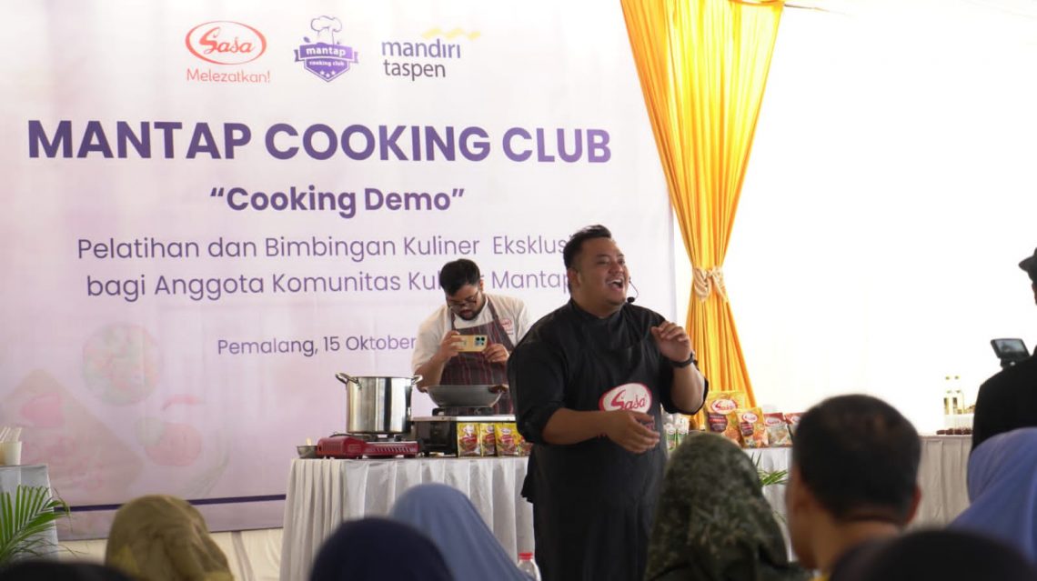 Bank Mandiri Taspen Kolaborasi dengan SASA Gelar Pelatihan Kuliner Mantap Cooking Club diPemalang