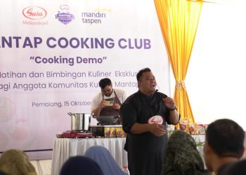 Bank Mandiri Taspen Kolaborasi dengan SASA Gelar Pelatihan Kuliner Mantap Cooking Club diPemalang