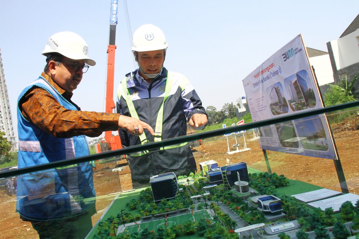 Usung KKonsep Ramah Lingkungan, BTN Lakukan Groundbreaking Ecopark Gandul