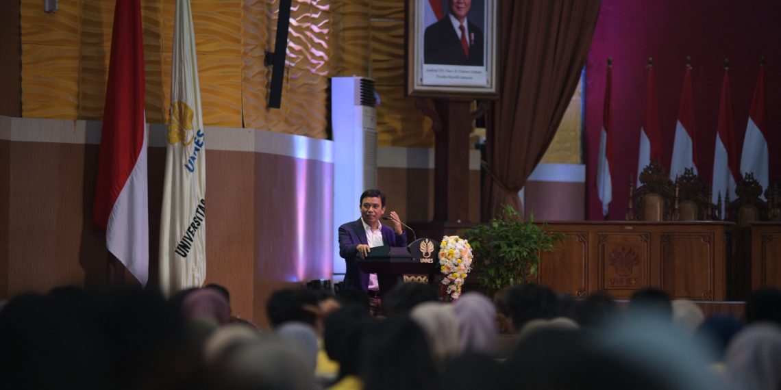 Dirut BTN Berbagi Tips Sukses di Era Digitalisasi Kepada Mahasiswa Unnes