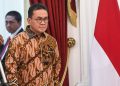 Jabat Menteri Perdagangan, Budi Santoso Menangis saat Sertijab dengan Zulkifli Hasan
