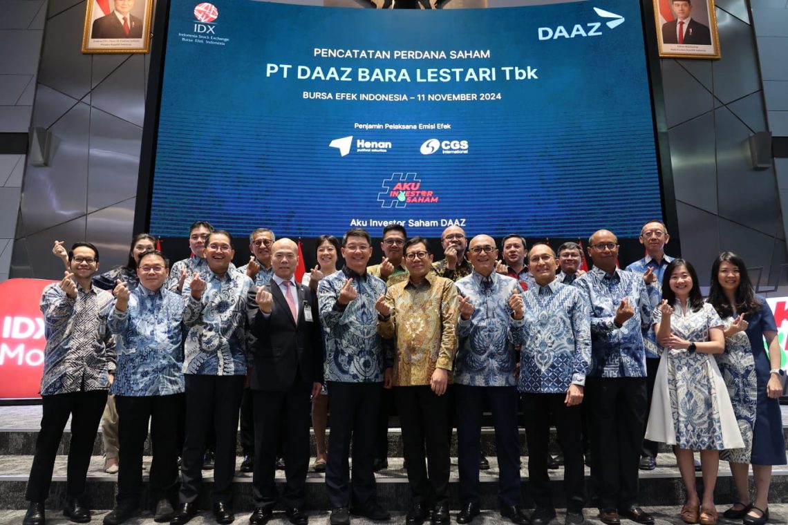 DAAZ Resmi Mencatatkan Sahamnya di Bursa Efek Indonesia