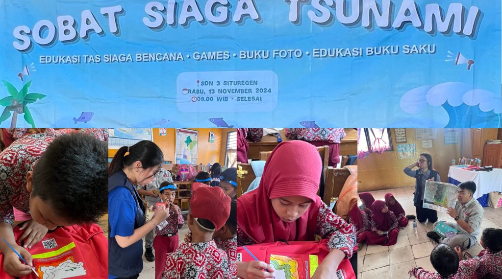 Komitmen Maccaferri terhadap lingkungan meningkatkan kualitas hidup berkelanjutan diwujudkan dalam kegiatan CSR Sobat Siaga Tsunami