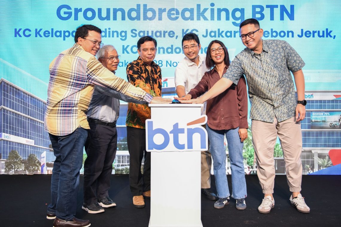 Berikan Layanan Terbaik, BTN Groundbreaking Tiga Kantor Cabang di Jakarta