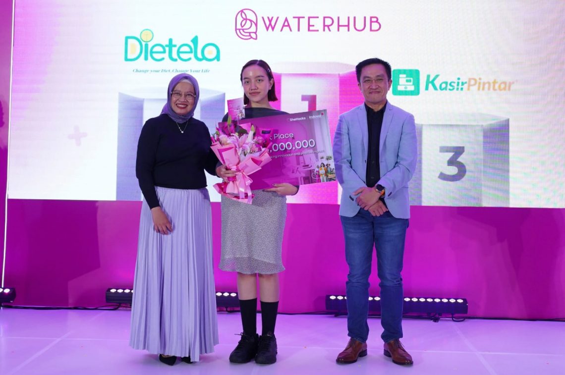 Indosat Apresiasi Startup Perempuan Kembangkan Solusi Teknologi :Waterhub Juara Shehacks 2024