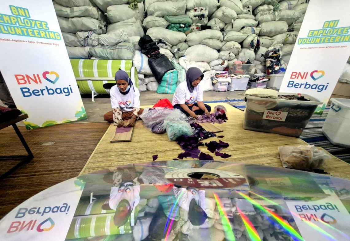 BNI Dorong Keberlanjutan dengan Inisiatif Pengelolaan Sampah Tekstil