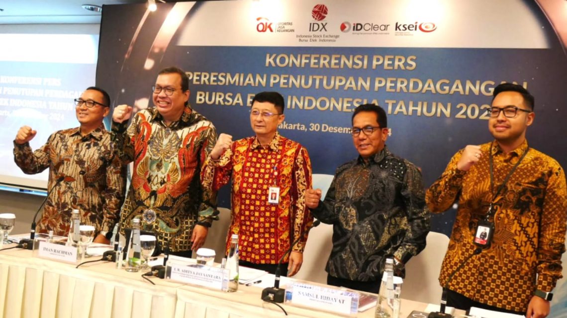 Sukses Tutup Tahun 2024, Pertumbuhan Positif Mendorong Kepercayaan Pasar Modal Indonesia