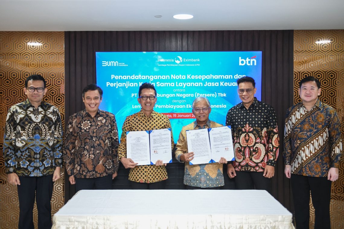 BTN Dukung LPEI Perkuat Ekspor Nasional