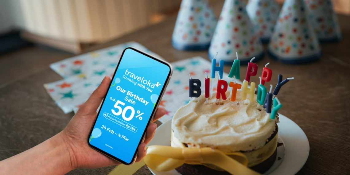 Rayakan Lebih dari Satu Dekade Inovasi, Traveloka Hadirkan Birthday Sale dengan Diskon Eksklusif untuk Jutaan Pengguna di Dunia