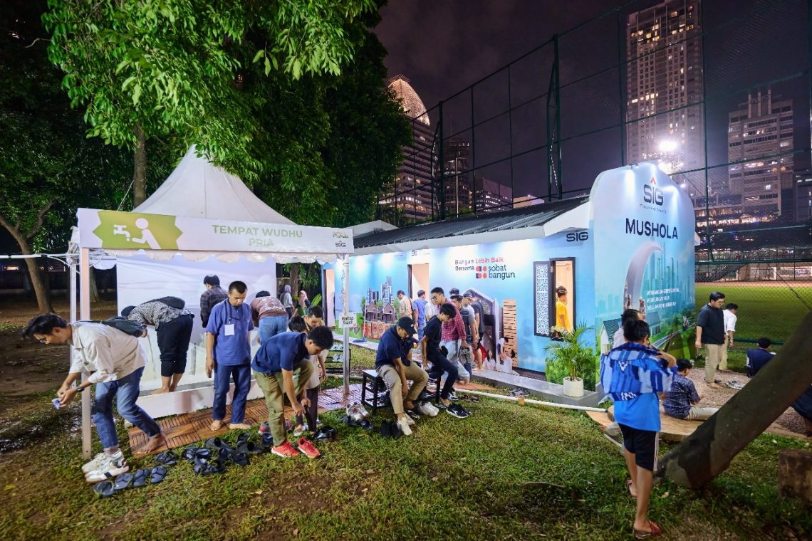 Nyaman Beribadah dan Olahraga, SIG Sediakan Musala dan Takjil Gratisdi Area Sundown Markette GBK