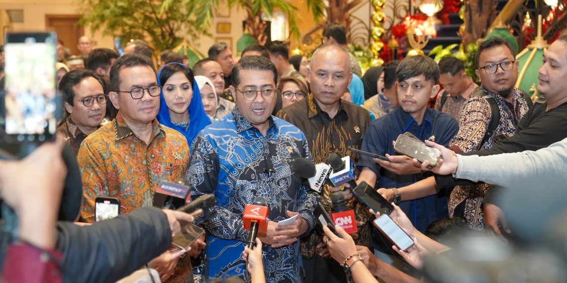 Perluas Pasar Ekraf, Kemenekraf MoU dengan Kemendag dan BSSN di Hotel Borobudur