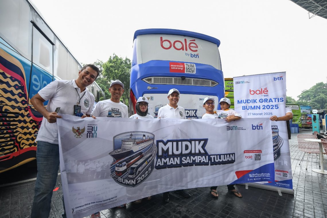 Mudik Bareng BTN, 1000 Pemudik ikut Program Mudik Gratis BTN 2025