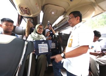 Taspen dan Bank Mandiri Taspen Berpartisipasidalam Program Mudik Aman Sampai Tujuan