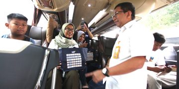 Taspen dan Bank Mandiri Taspen Berpartisipasidalam Program Mudik Aman Sampai Tujuan