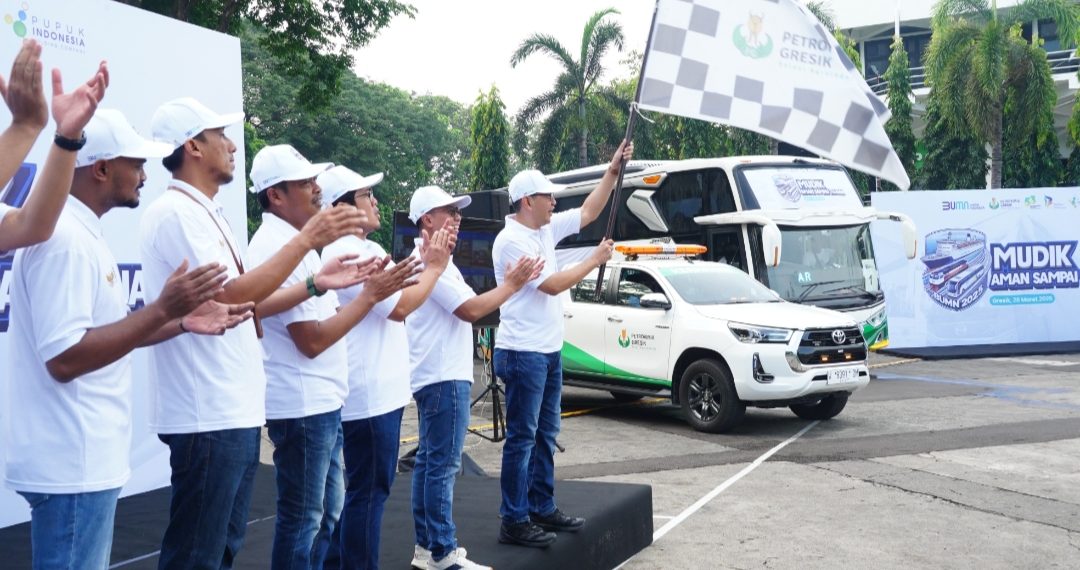 Dukung Mudik Tenang & Menyenangkan, Petrokimia Gresik Fasilitasi Ratusan Pemudik Ke Berbagai Kota Di Jawa Timur