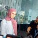 Paula Verhoeven Kunjungi Komisi Yudisial, Ramai Dikerumuni Awak Media