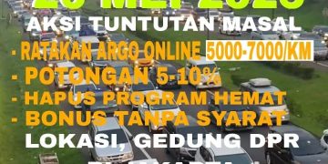 Aliansi Driver Online Indonesia Gelar Aksi Damai Nasional pada 20 Mei 2025