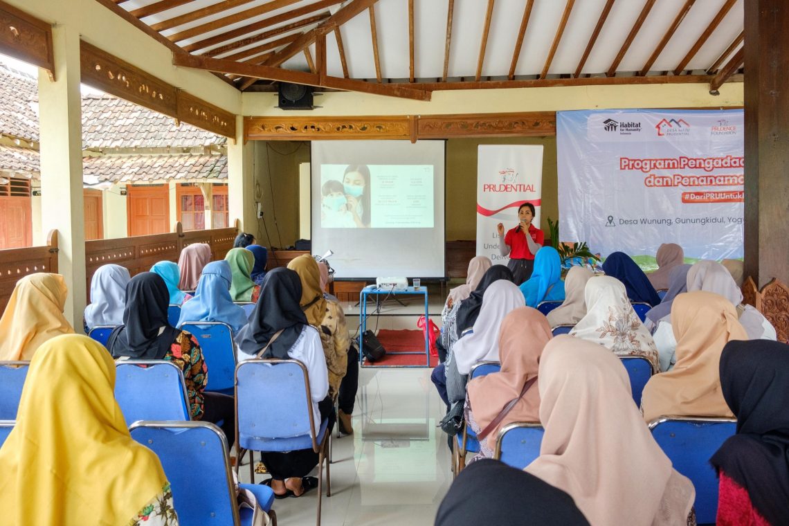 Prudential Indonesia dan Habitat for Humanity Perkuat Ketahanan Warga Gunungkidul Hadapi Dampak Kekeringan