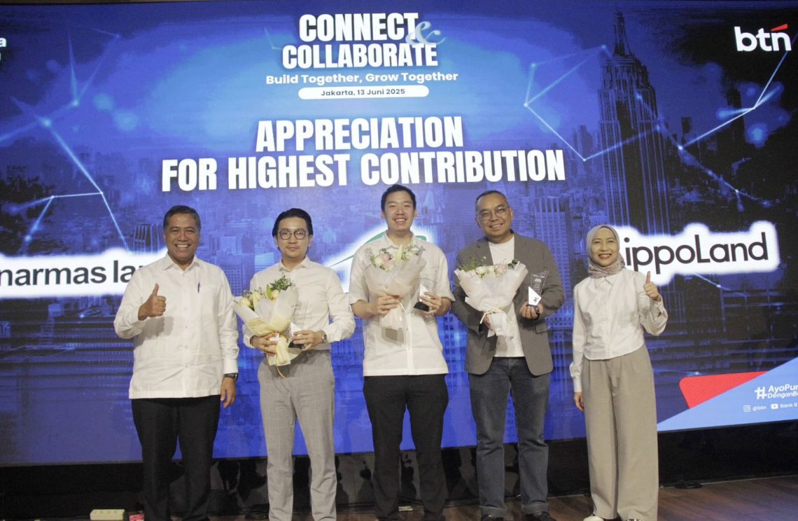 Kolaborasi Diperkuat, BTN Apresiasi Developer Penyumbang KPR Non Subsidi Terbesar
