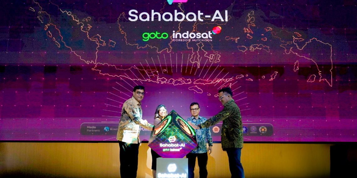Indosat Ooredoo Hutchison dan GoTo Luncurkan Sahabat AI
