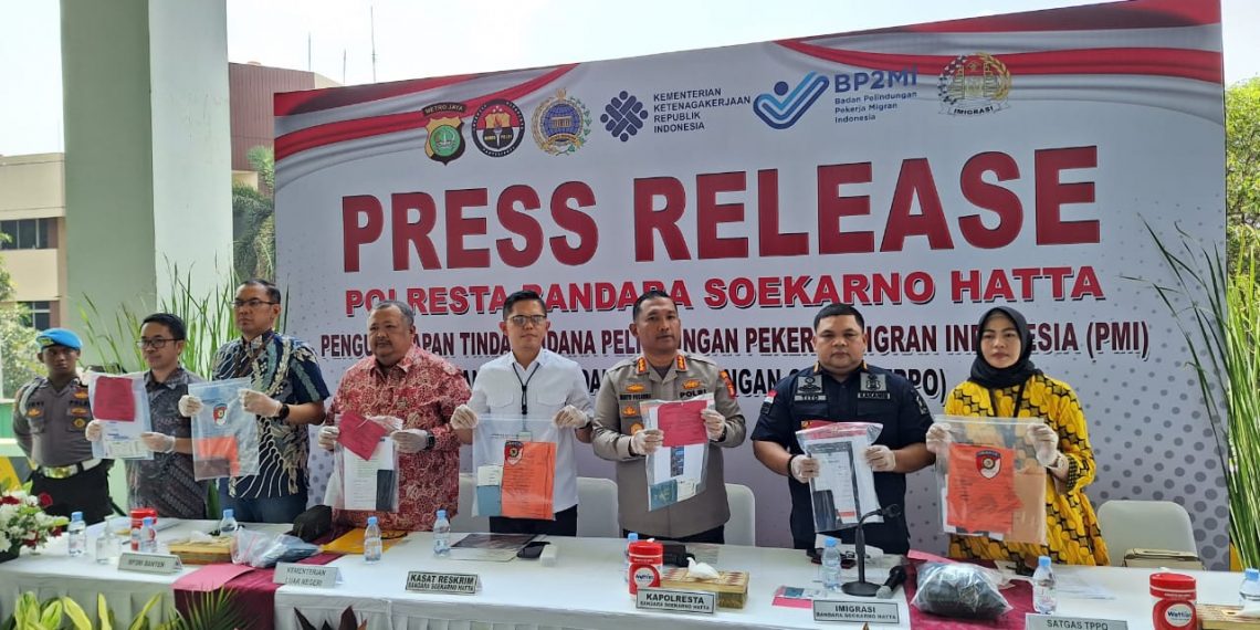Polresta Bandara Soetta Ungkap Sindikat TPPO Jaringan Internasional