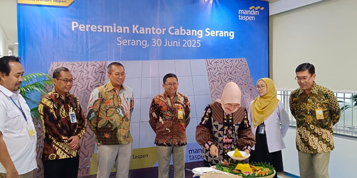 Bank Mandiri Taspen Resmikan Kantor Cabang Baru di Serang, Perkuat Layanan untuk Pensiunan dan Aparatur Negara
