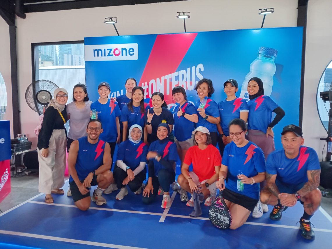 Dukung Gaya Hidup Masyarakat Urban Aktif #OnTerus, Mizone Gelar Mizone Active Zone: Padel Edition