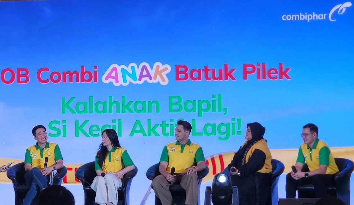 Perkuat Komitmen Inovasi, Combiphar Luncurkan OB Combi Anak Batuk Pilek Rasa Stroberi