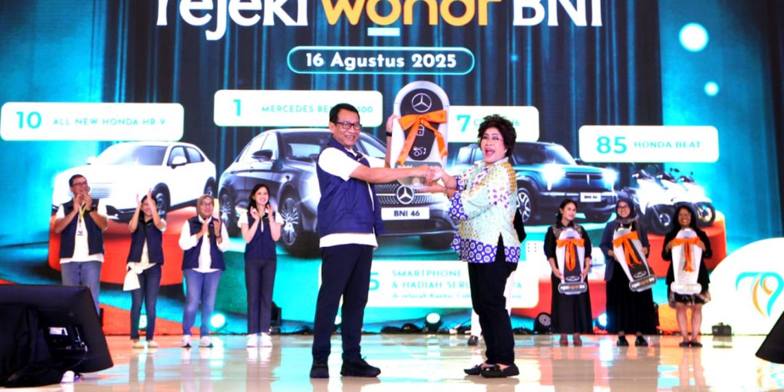 Penyerahan Hadiah Tahap Satu Rejeki Wondr BNI