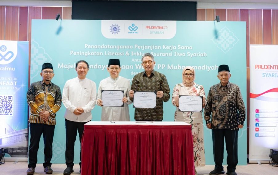 Prudential Syariah dan Majelis Pendayagunaan Wakaf PP Muhammadiyah Berkolaborasi melalui Program Peningkatan Literasi & Inklusi serta Distribusi Wakaf untuk Pemberdayaan Masyarakat