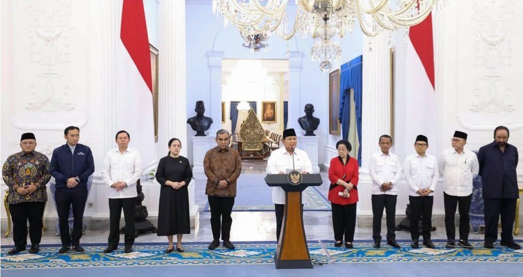 Presiden Prabowo dan Ketua Umum Parpol Gelar Pertemuan di Istana, Bahas Stabilitas Politik di Tengah Aksi Massa