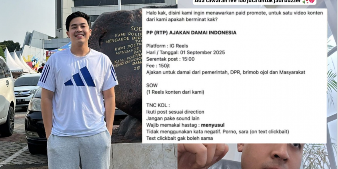 Jerome Polin Ungkap Tawaran Jadi Buzzer, Sekali Posting Bisa Raup Rp150 Juta
