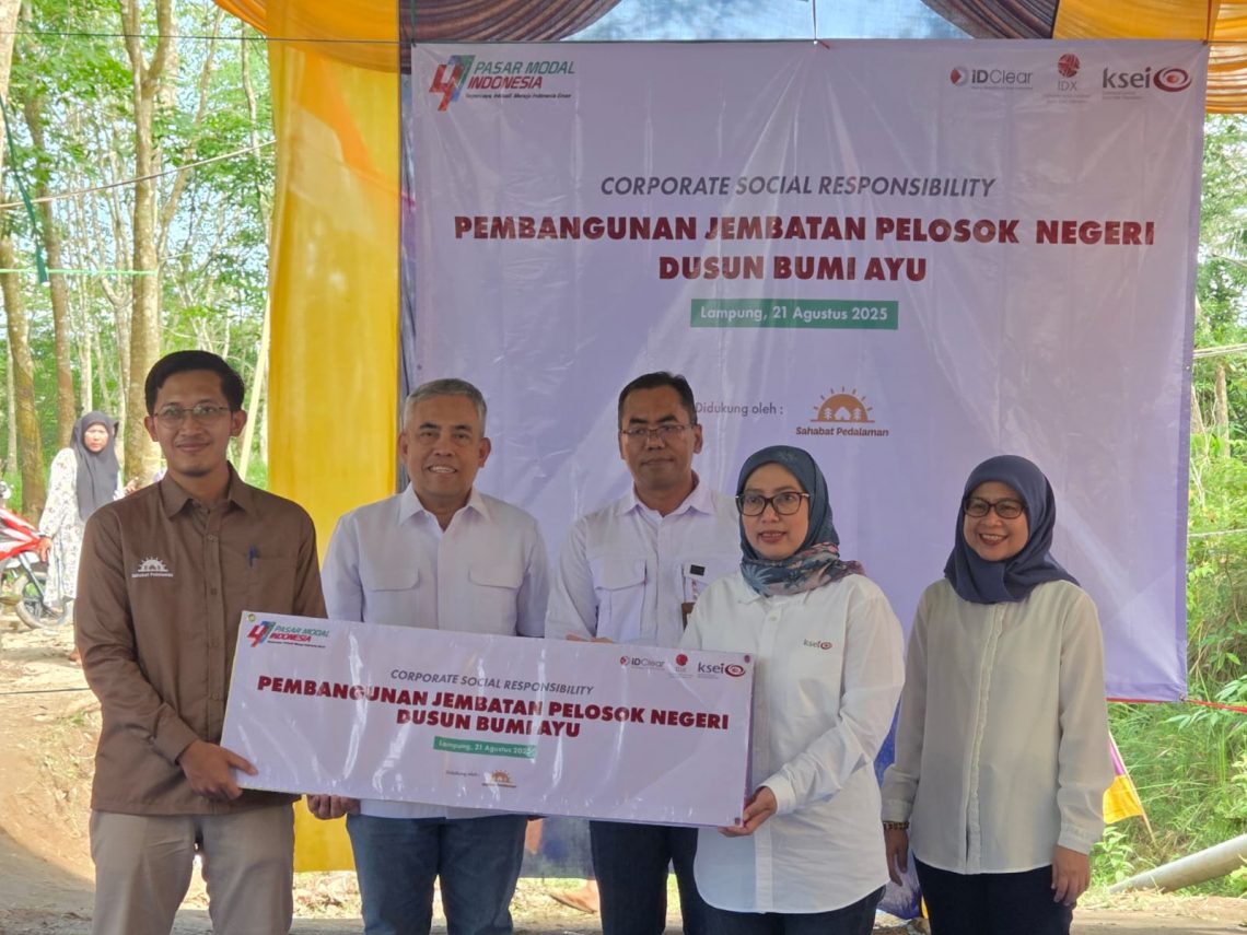 Pasar Modal Bangun Aksesibilitas untuk Kemajuan Masyarakat melalui Pembangunan Jembatan di Lampung