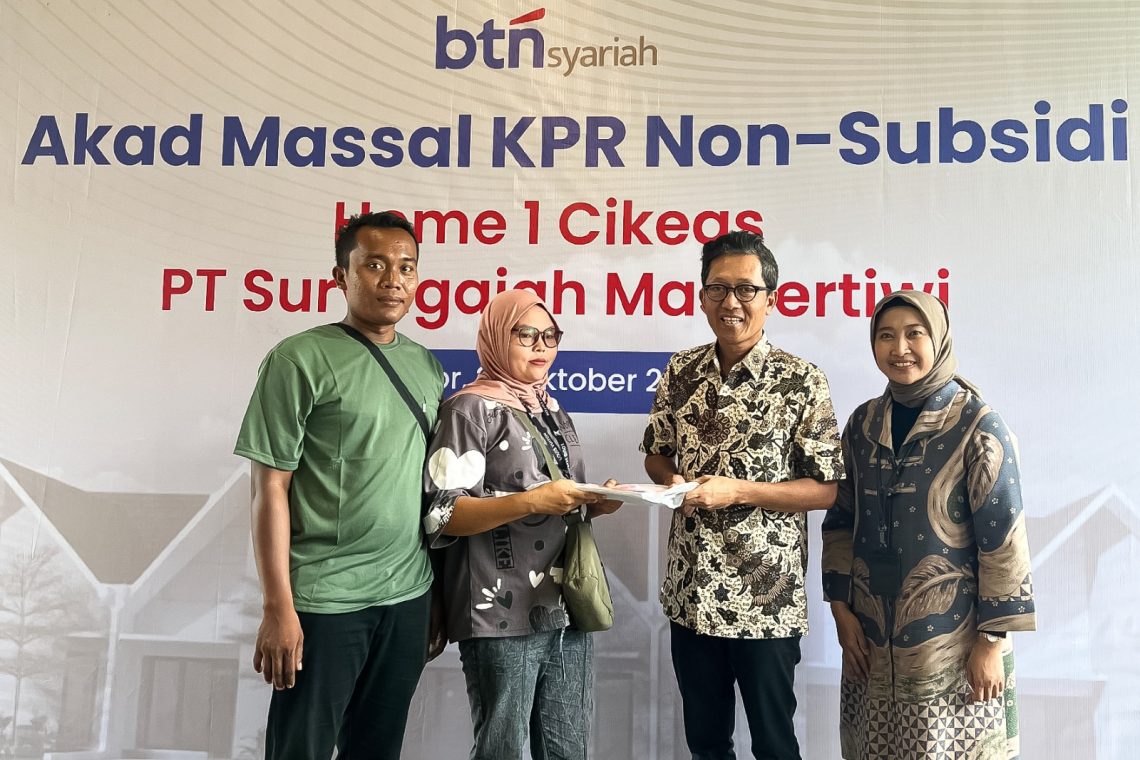 BTN Syariah Garap Pembiayaan 14.000 Unit Rumah di Bogor